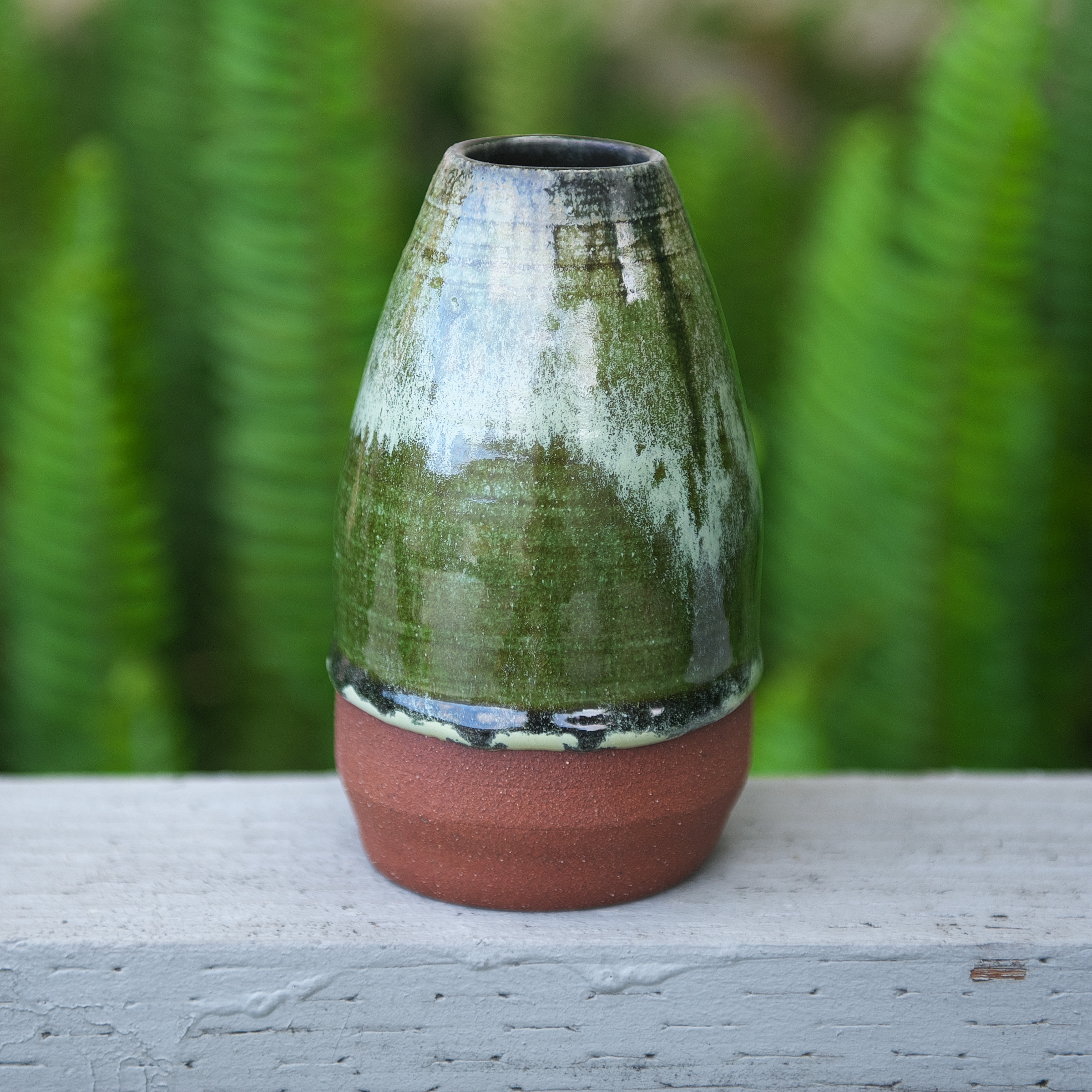 Sequoia vase with earthy gradient